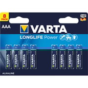 Varta Longlife AAA Battery 8pcs Set Blue