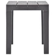vidaXL Garden Benches 2 pcs Mocca Plastic