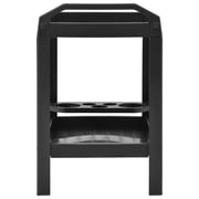 vidaXL Beverage Cart Anthracite 69x53x72 cm Plastic