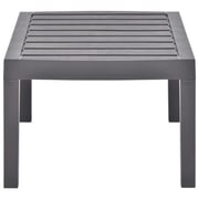vidaXL Garden Table Mocha 78x55x38 cm Plastic
