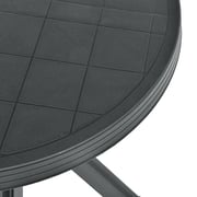 vidaXL Bistro Table Anthracite 70 cm Plastic