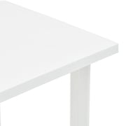 vidaXL Garden Table White 80x75x72 cm Plastic