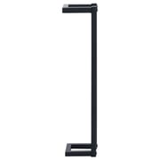 vidaXL Towel Rack Black 12.5x12.5x60 cm Iron
