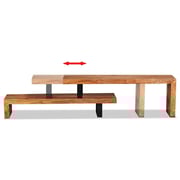 vidaXL TV Stand Solid Acacia Wood