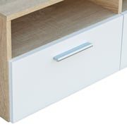 vidaXL TV Cabinet Engineered Wood 95x35x36 cm Oak and White
