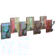 vidaXL Coat Rack with 7 Hooks Solid Reclaimed Wood