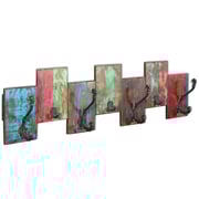 vidaXL Coat Rack with 7 Hooks Solid Reclaimed Wood