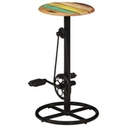vidaXL Bar Chairs 2 pcs Solid Reclaimed Wood