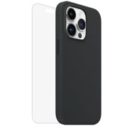Max & Max Silicone Magsafe Case Black With Screen Protector iPhone 14 Pro Max