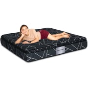 Galaxy Design Back Comfort Pocket Spring Mattress Pillow Top Mattress Black Color Queen Size L x W x H 190 x 150 x 30 cm Model-GDF-1915-5 Year full Warranty.