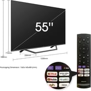Hisense 55U7GQ ULED 4K Premium Quantum Dot QLED Series Android Smart Television Black