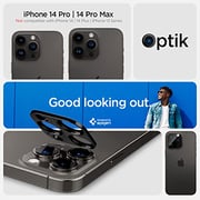 Spigen GLAStR Optik Camera Lens Protector for iPhone 14 PRO and iPhone 14 Pro MAX (2022) - Black 2 Pack
