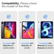 Spigen Paper Touch HD for iPad Air 4 10.9 inch (2022/2020) and iPad Pro 11 inch Screen Protector film (2021/2020/2018) Matte with Paper texture simulation for Sketching/Drawing/Writing [1-Pack]