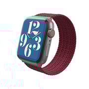 Zagg Braided Apple Watch Band Small Red Wine