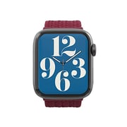 Zagg Braided Apple Watch Band Small Red Wine