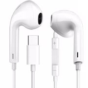 Glassology GTEP02 Wired In Ear Earphone White