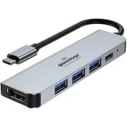 Glassology GTSTEVE1 5 In 1 USB-C Hub