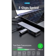 Glassology GTSTEVE1 5 In 1 USB-C Hub