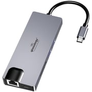 Glassology GTSTEVE2 8 In 1 USB-C Hub