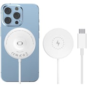 Glassology Magnetic Wireless Charger White
