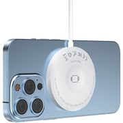 Glassology Magnetic Wireless Charger White