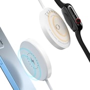 Glassology Magnetic Wireless Charger White
