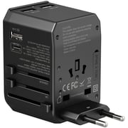 Glassology 3 Port Universal Adapter Black