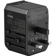 Glassology 3 Port Universal Adapter Black