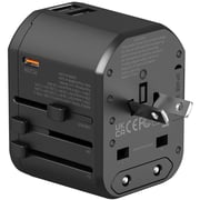 Glassology 3 Port Universal Adapter Black