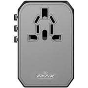 Glassology 4 Port Universal Adapter Black