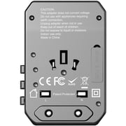 Glassology 4 Port Universal Adapter Black