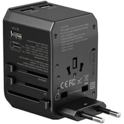Glassology 4 Port Universal Adapter Black