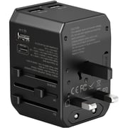 Glassology 4 Port Universal Adapter Black