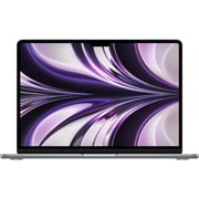 Apple MacBook Air 13.6-inch (2022) - Apple M2 Chip / 8GB RAM / 256GB SSD / 8-core GPU / macOS / English Keyboard / Space Grey / International Version - [A2681]