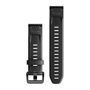 Garmin QuickFit 20mm Watch Band Black Silicone