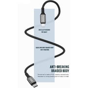 XO USB-C To Lightning Cable 1m Black/White