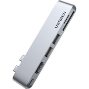 Ugreen CM380-80856B 6 In 2 USB-C Hub