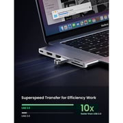 Ugreen CM380-80856B 6 In 2 USB-C Hub