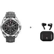 Swiss Military SM-WCH-DOM1-S-GRYB Dom Smart Watch Grey + VICTOR 1 TWS Earbuds