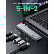 Ugreen CM251-60559B 5 In 2 USB-C Hub