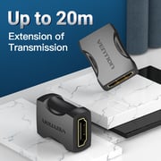 Vention Hdmi Female To Female Coupler Adapter Black # Airb0