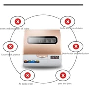 COOLBABY Multi Functional Automatic Dishwasher White