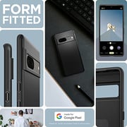 Spigen Thin Fit designed for Google Pixel 7 case cover - Black
