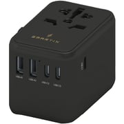 Smart Premium International Travel Adaptor Black