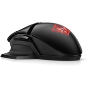 HP Omen Photon Wireless Gaming Mouse with Qi Wireless Charging, Programmable Buttons, E-Sport DPI, and Custom RGB Lighting Black