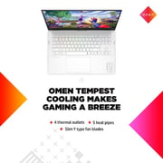HP Omen 16-K0005NE Gaming Laptop - Core i9 3.8GHz 16GB 1TB 8GB Win11 16.1inch QHD Black NVIDIA GeForce RTX 3070 Ti English/Arabic Keyboard