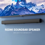 Xiaomi Redmi TV Soundbar Bluetooth Speaker Deep Bass 30W Speaker Wired & Wireless Bluetooth 5.0 / SPDIF / AUX - Black