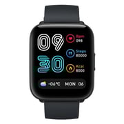 Mibro C2 Smart Watch 1.69 Touch Control HD Screen 24H Heart Rate & Sleep Monitoring SpO2 20 Sports Mode Fitness Watch 2ATM Waterproof - Black