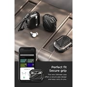 VRS Design Terra Guard Ultimate for Airpods Pro 2nd Generation case (2022) Airpods Pro 2 case cover with Carabiner - Metal Black