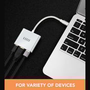 فيتيت موزع توصيلات FH-1H1USB1USBC 3 في 1 محور